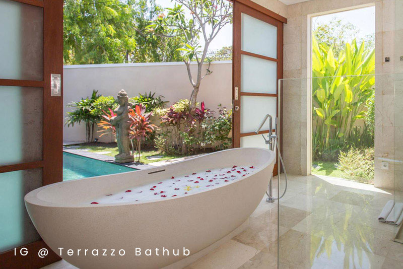 TB 04 Bali Boat - Terrazzo Composite Bathtubs