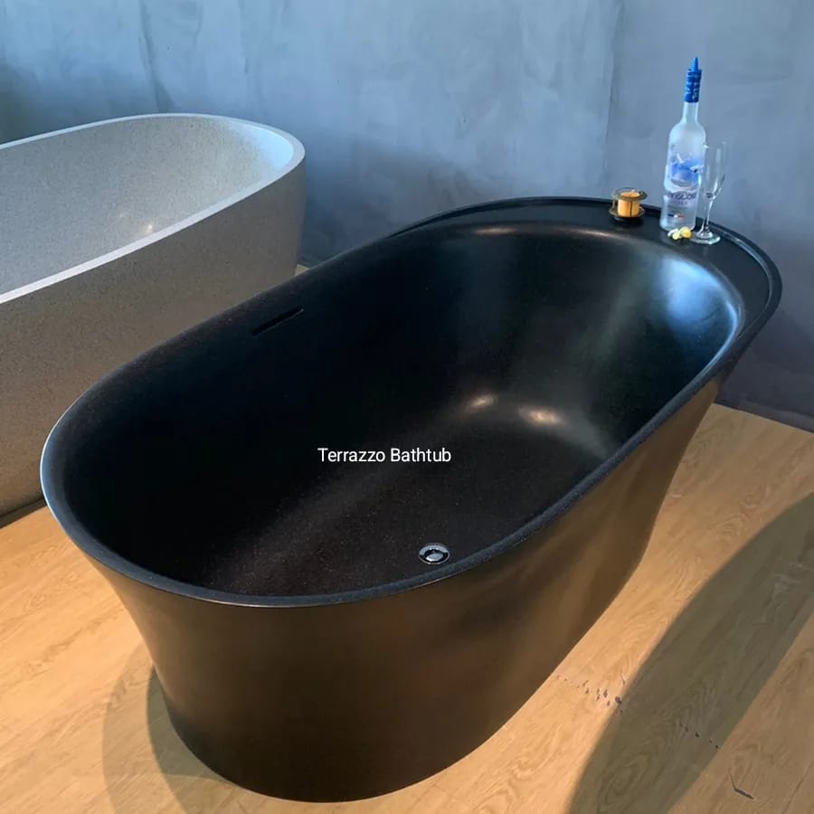 TB 32  Coral Tub - Terrazzo Composite Bathtubs