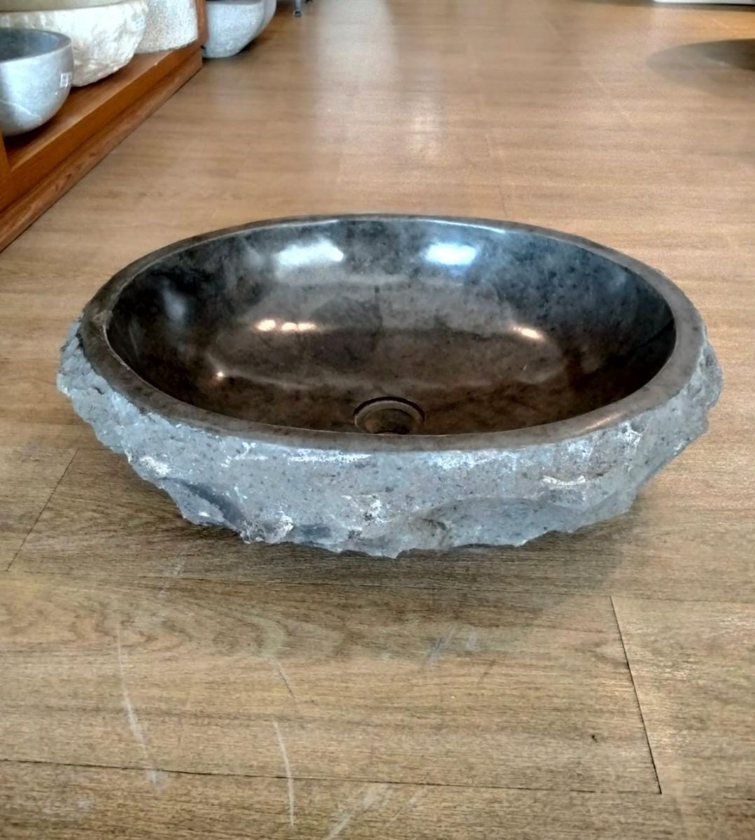 Sink 08 - Andesit Oval - Natural Stone Sinks