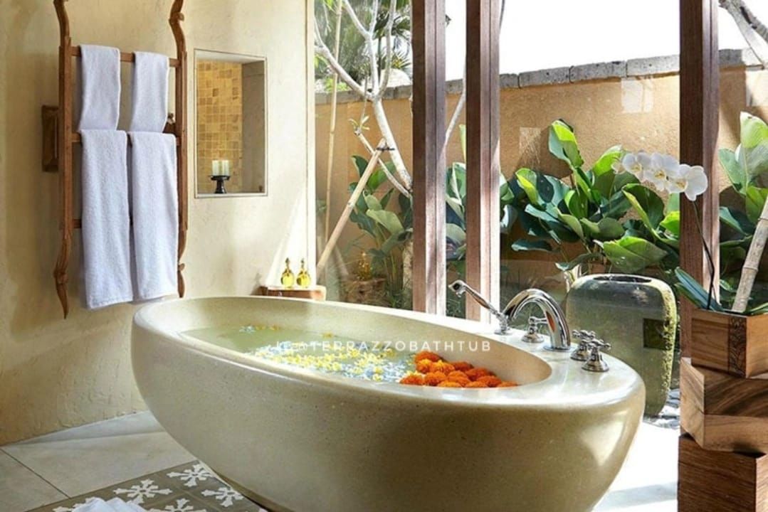 TB 18 Waka Tub - Terrazzo Composite Bathtubs